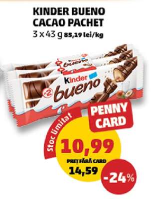 KINDER BUENO CACAO PACHET