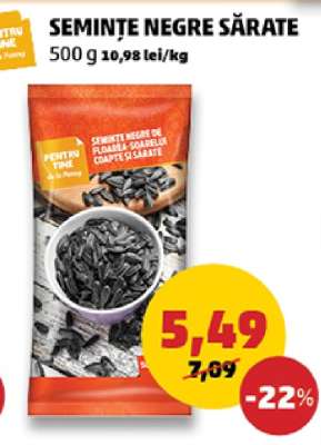Seminte Negre Sărate