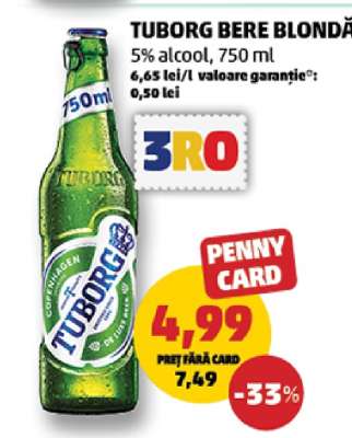 TUBORG Bere blondă