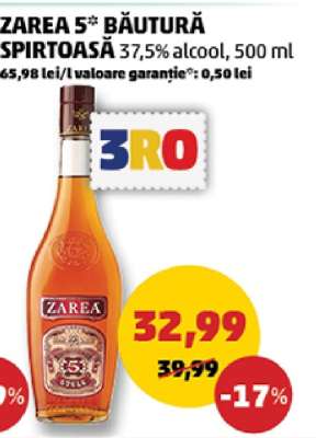 ZAREA 5* BĂUTURĂ SPIRTOASĂ