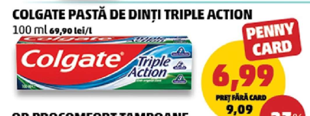 COLGATE PASTĂ DE DINȚI TRIPLE ACTION