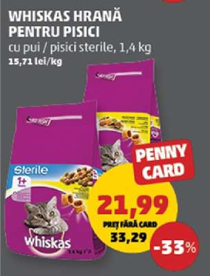 Whiskas Hrană pentru Pisici