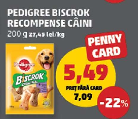 Pedigree Biscrok Recompense Câini
