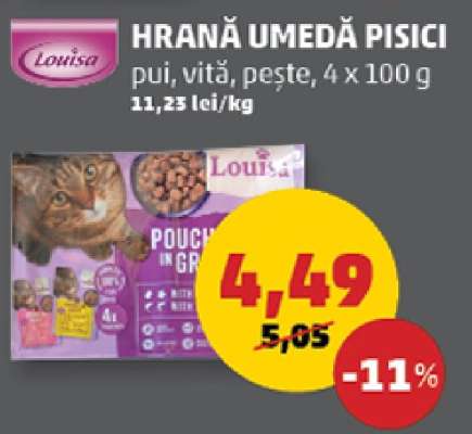 Hrană Umedă Pisici