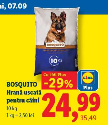 BOSQUITO Hrană uscată pentru câini