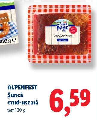 ALPENFEST Șuncă crud-uscată