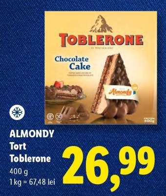 ALMONDY Tort Toblerone