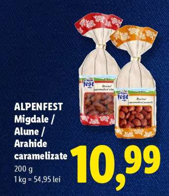ALPENFEST Migdale / Alune / Arahide caramelizate