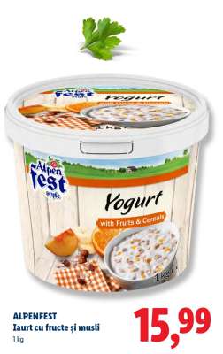 Alpenfest Iaurt cu fructe și müsli