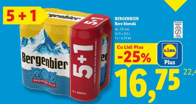 BERGENBIER Bere blondă