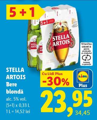 STELLA ARTOIS Bere blondă
