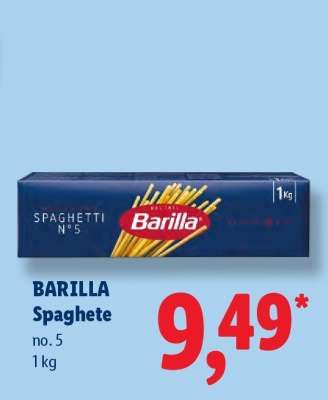 BARILLA Spaghete