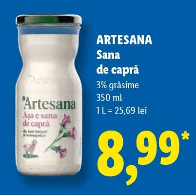 ARTESANA Sana de capră