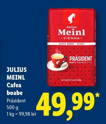 JULIUS MEINL Cafea boabe