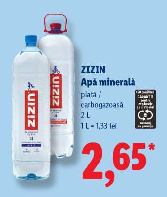 ZIZIN Apă minerală