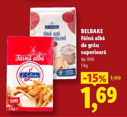 Belbake Făină albă de grâu superioară
