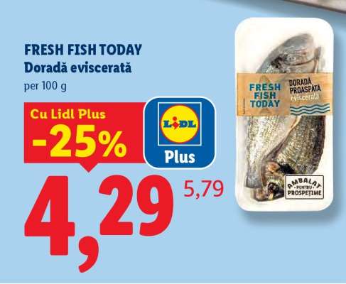 Fresh Fish Today Doradă eviscerată