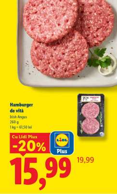 Hamburger de vită