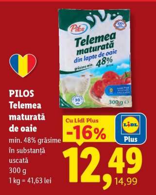 PILOS Telemea maturată de oaie