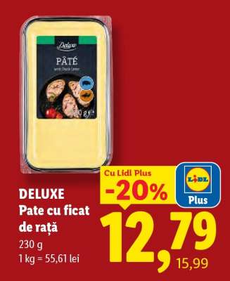 Deluxe Pate cu ficat de rață