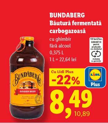 Bundaberg Băutură fermentată carbogazoasă