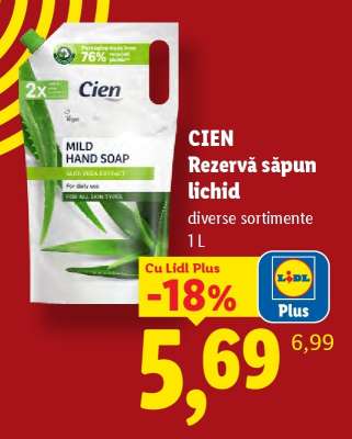 Cien Rezervă săpun lichid