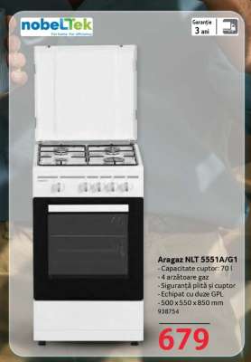 Aragaz NLT 5551A/G1