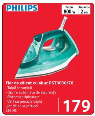 Fier de călcat cu abur DST3030/70