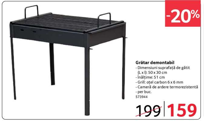 Grătar demontabil