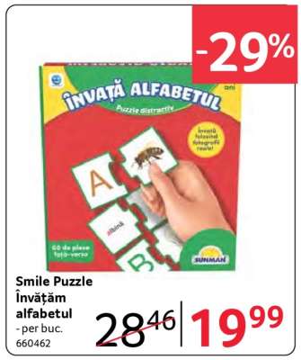 Smile Puzzle Învațăm alfabetul
