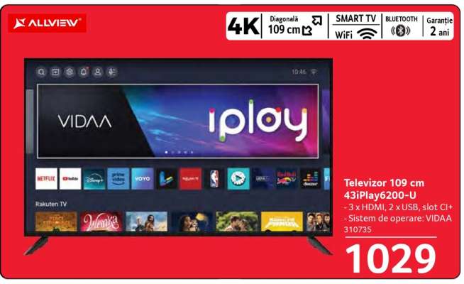Televizor 109 cm 43iPlay6200-U