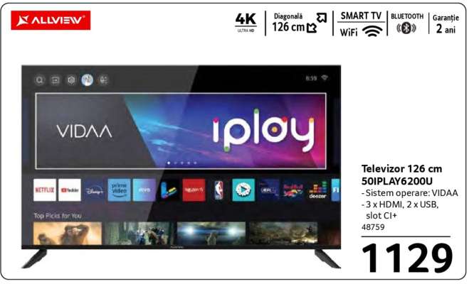 Televizor 126 cm 50iPLAY6200U