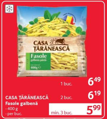 CASA ŢĂRĂNEASCĂ Fasole galbenă