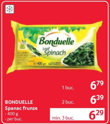 BONDUELLE Spanac frunze