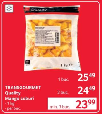 TRANSGOURMET Quality Mango cuburi