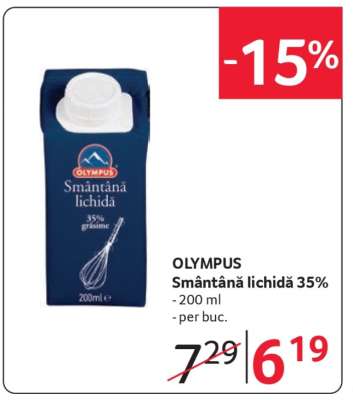 OLYMPUS Smântână lichidă 35%
