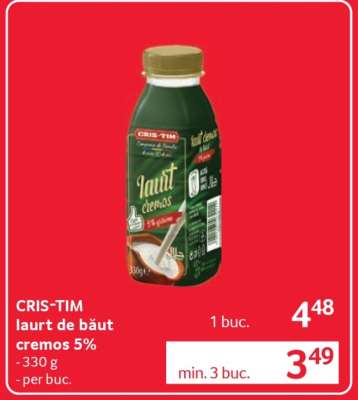 CRIS-TIM Iaurt de băut cremos 5%