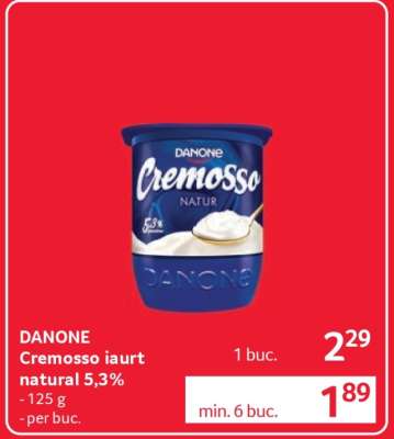 DANONE Cremosso iaurt natural 5,3%