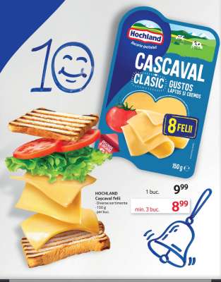 HOCHLAND Caşcaval felii