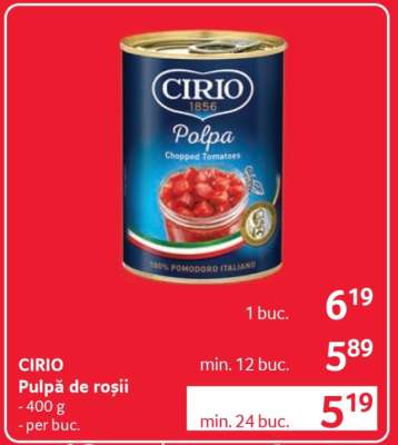 CIRIO Pulpa de roșii