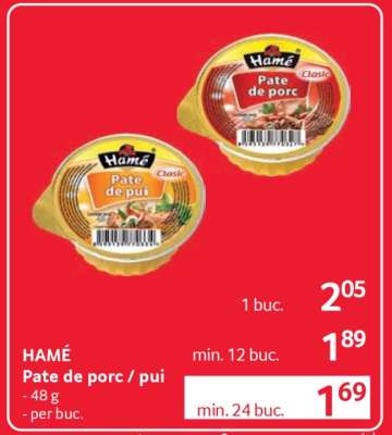 HAMÉ Pate de porc / pui