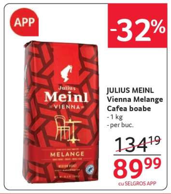 JULIUS MEINL Vienna Melange Cafea boabe