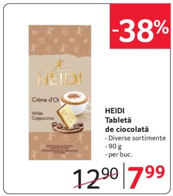 HEIDI Tabletă de Ciocolată