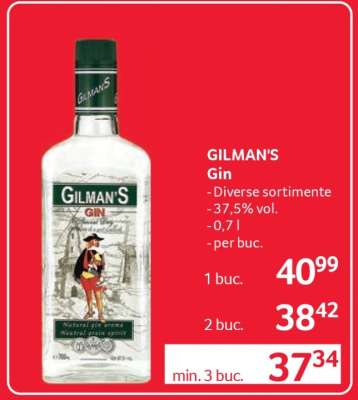 GILMAN’S Gin