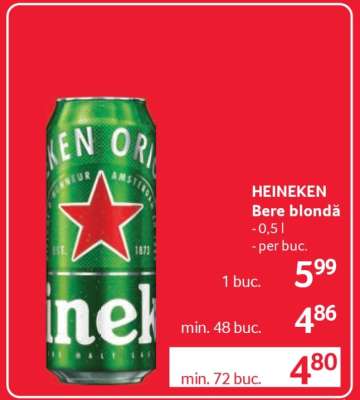 HEINEKEN Bere blondă