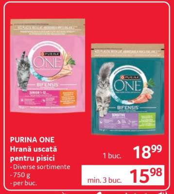PURINA ONE Hrană uscată pentru pisici