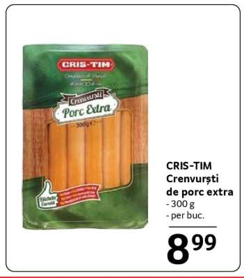 CRIS-TIM Crenvurști de porc extra