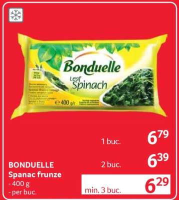 BONDUELLE Spanac frunze