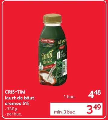 CRIS-TIM Iaurt de băut cremos 5%