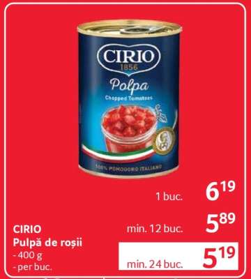 CIRIO Pulpa de roșii